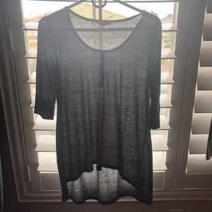 Grey half sleeve shirt